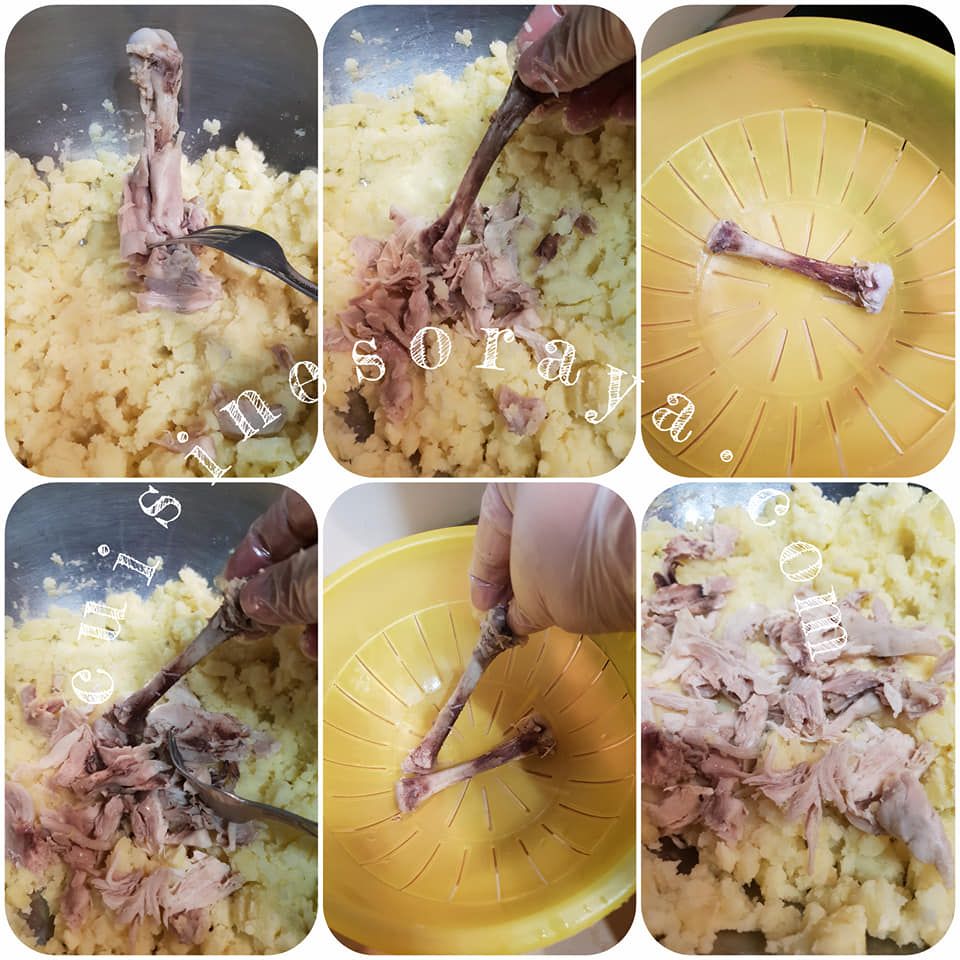 Poulet croustillant aux pommes de terre