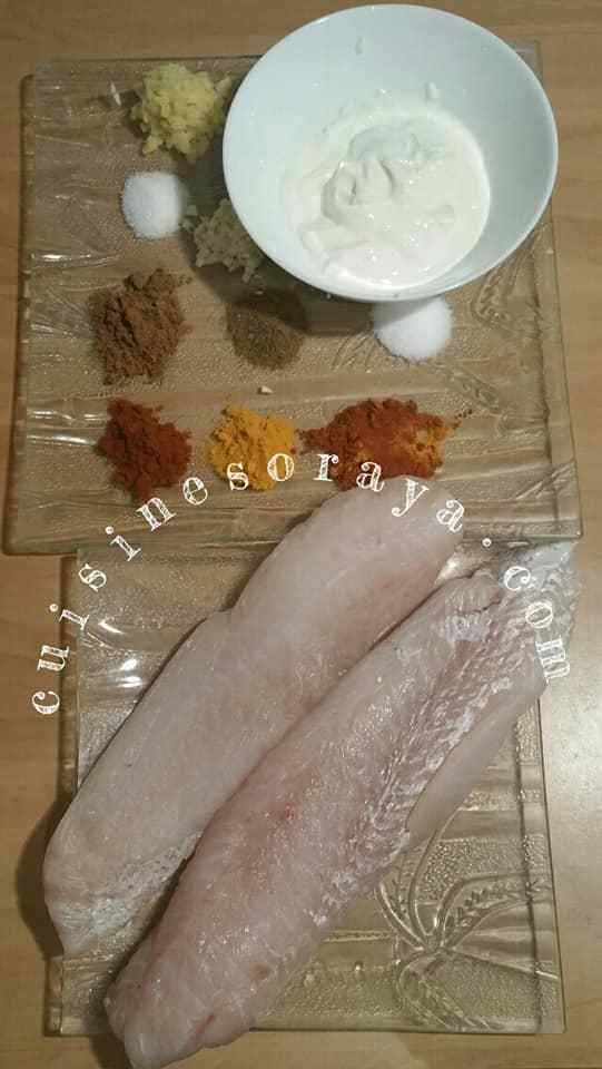 Filets de poissons à l'indienne