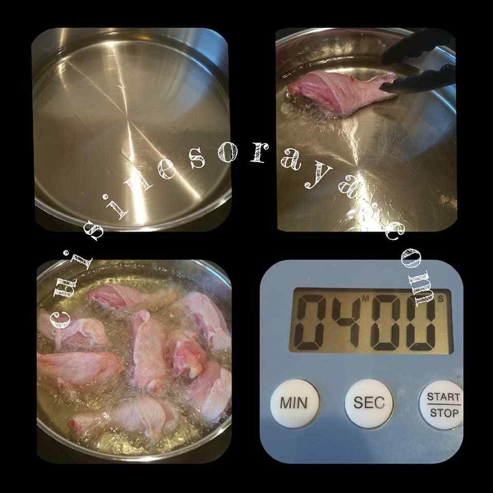 Poulet frit à la citronnelle