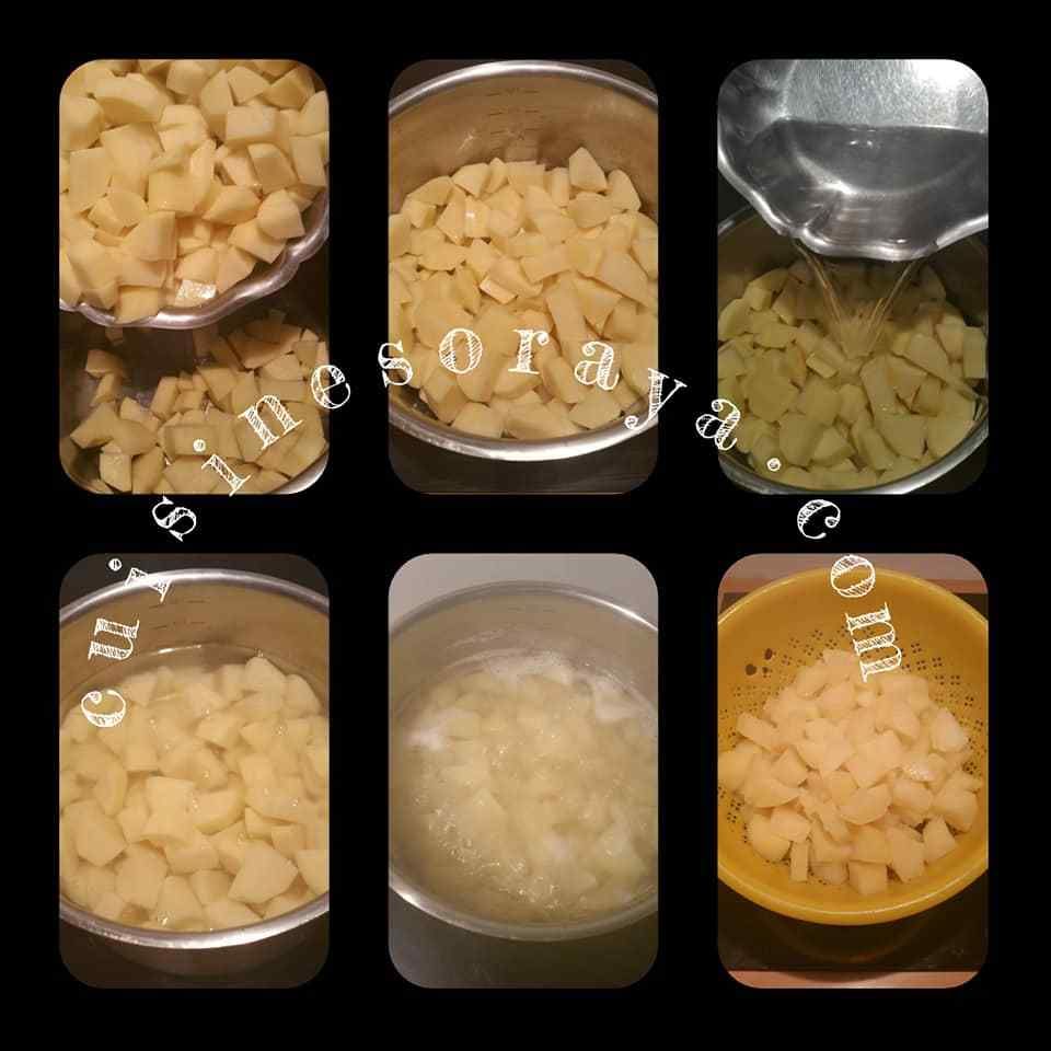 Hachis Parmentier saumon et épinards