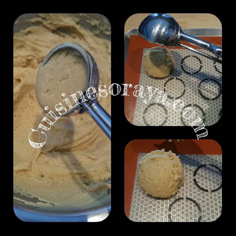 Cookies coeur chocolat coulant