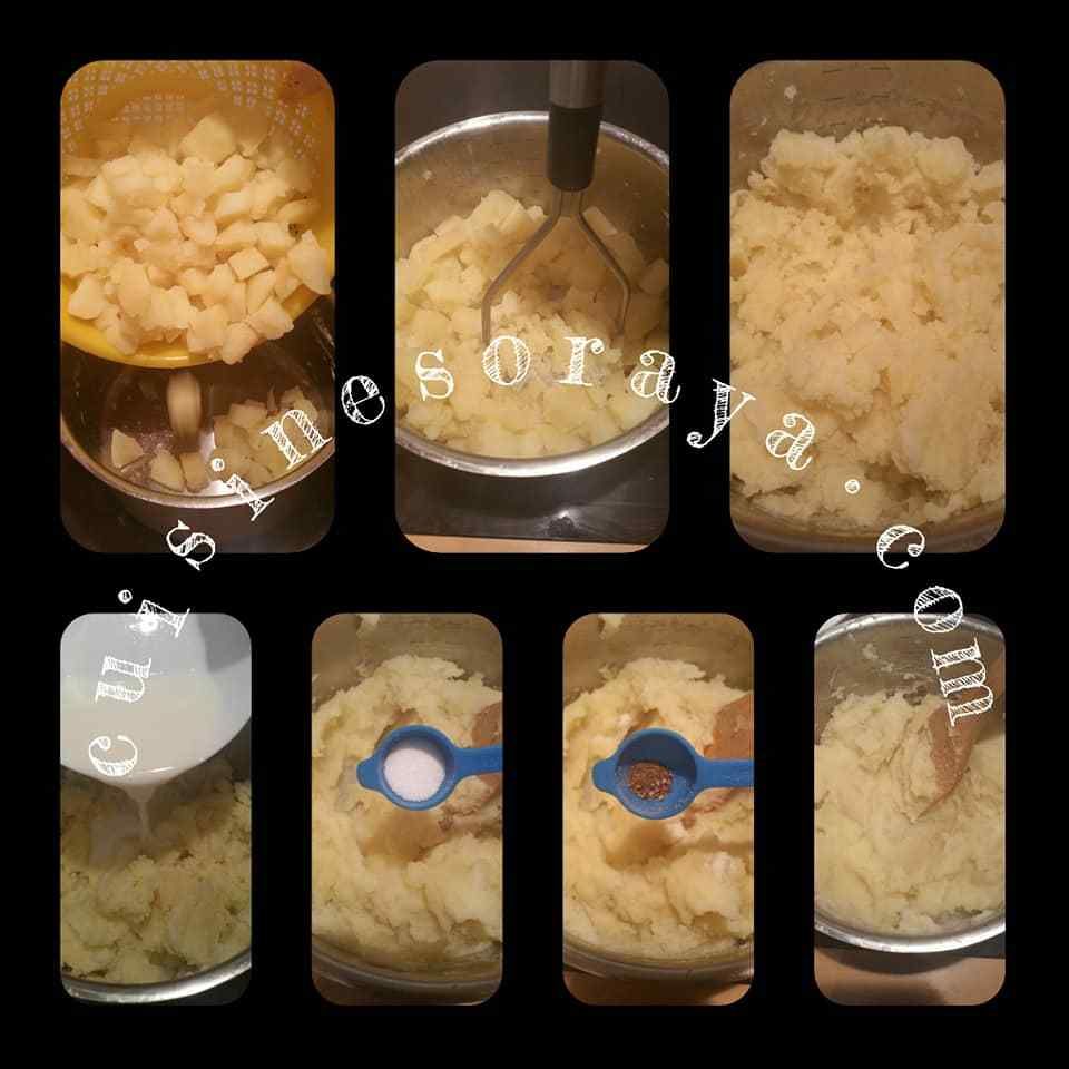 Hachis Parmentier saumon et épinards