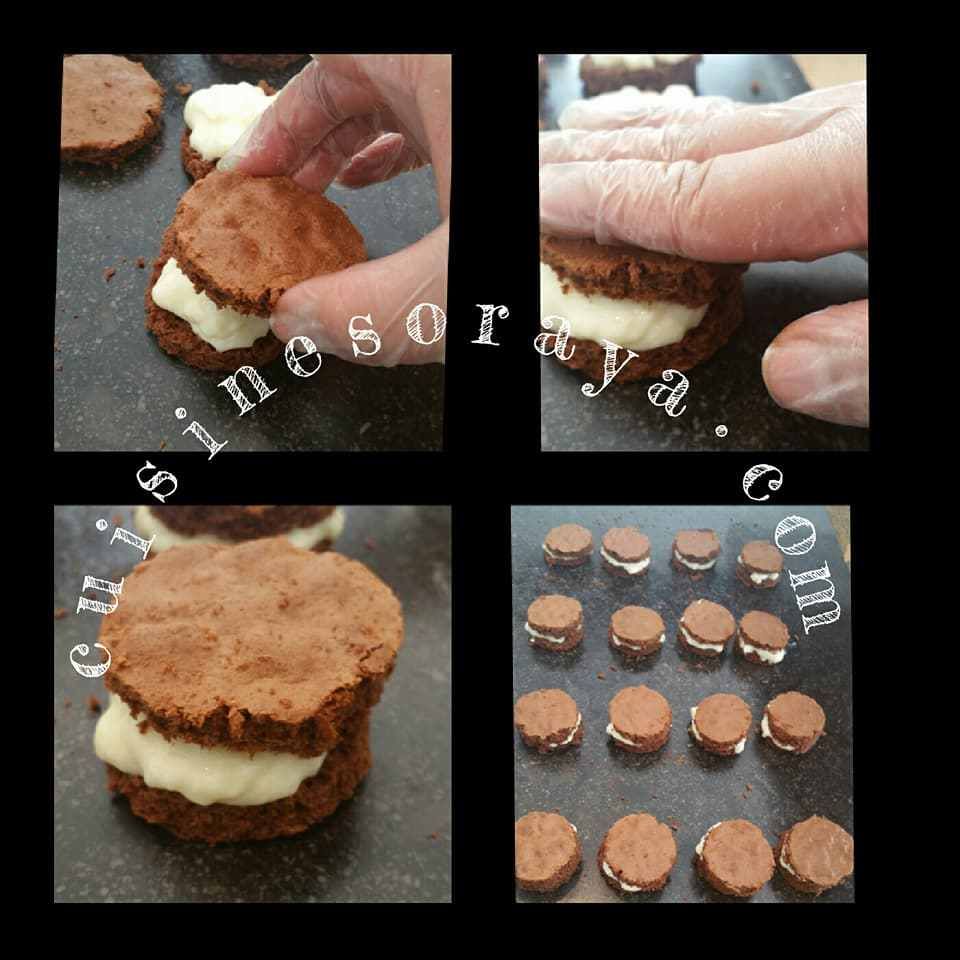 Gâteau choco, crème de lait et noix de coco