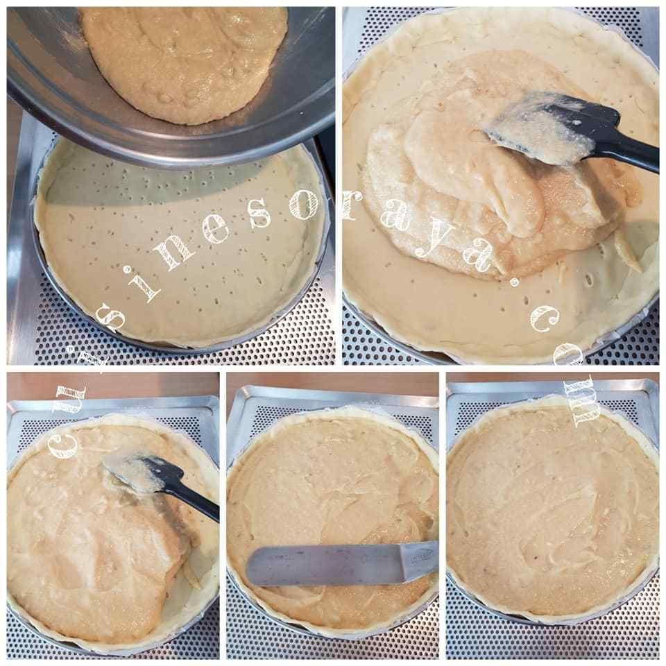 Tarte aux pignons et amandes