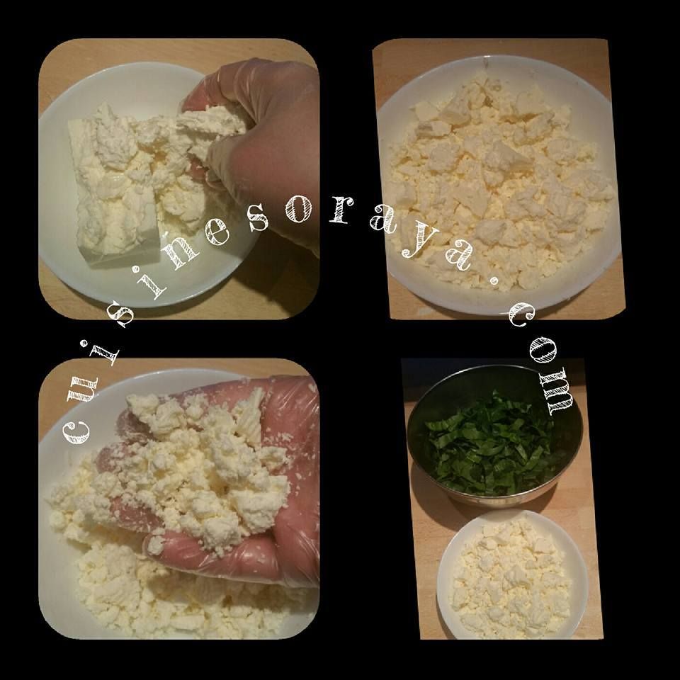 Gözleme aux épinards et fromage.