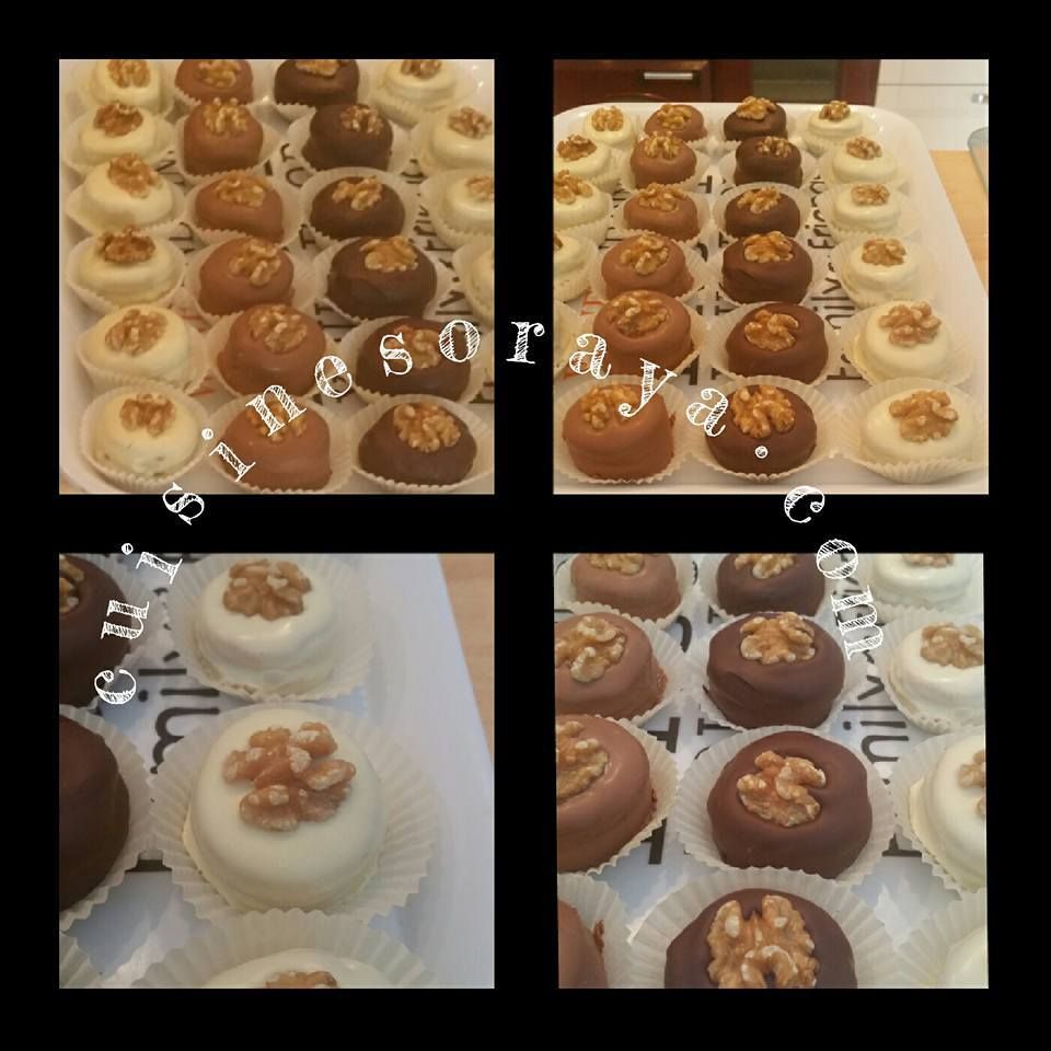 Gâteaux aux noix et chocolat