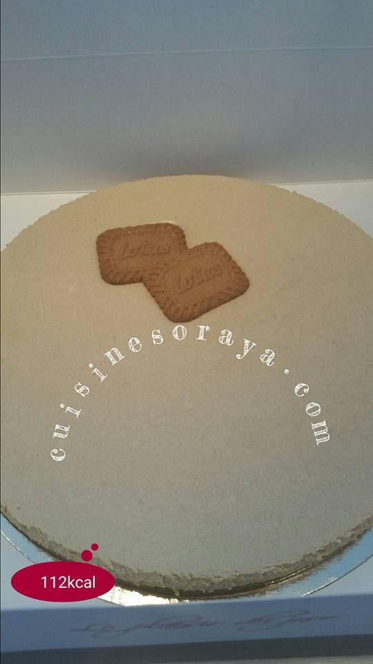 Mousse aux spéculoos sur craquant au praliné
