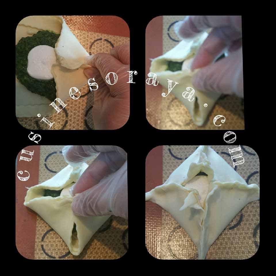 Feuilletés épinards et chèvre
