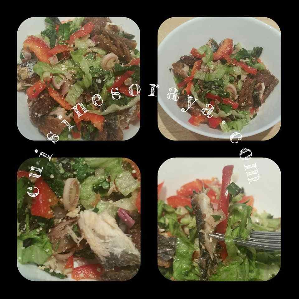 Salade de maquereaux croustillant