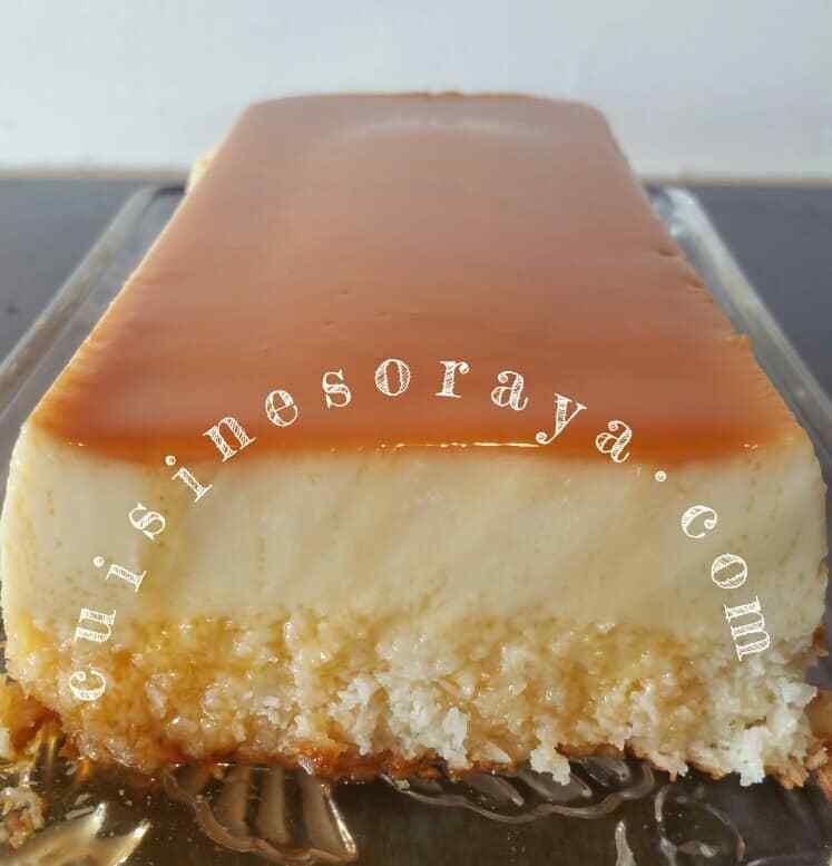 Flan caramel lait concentré et noix de coco