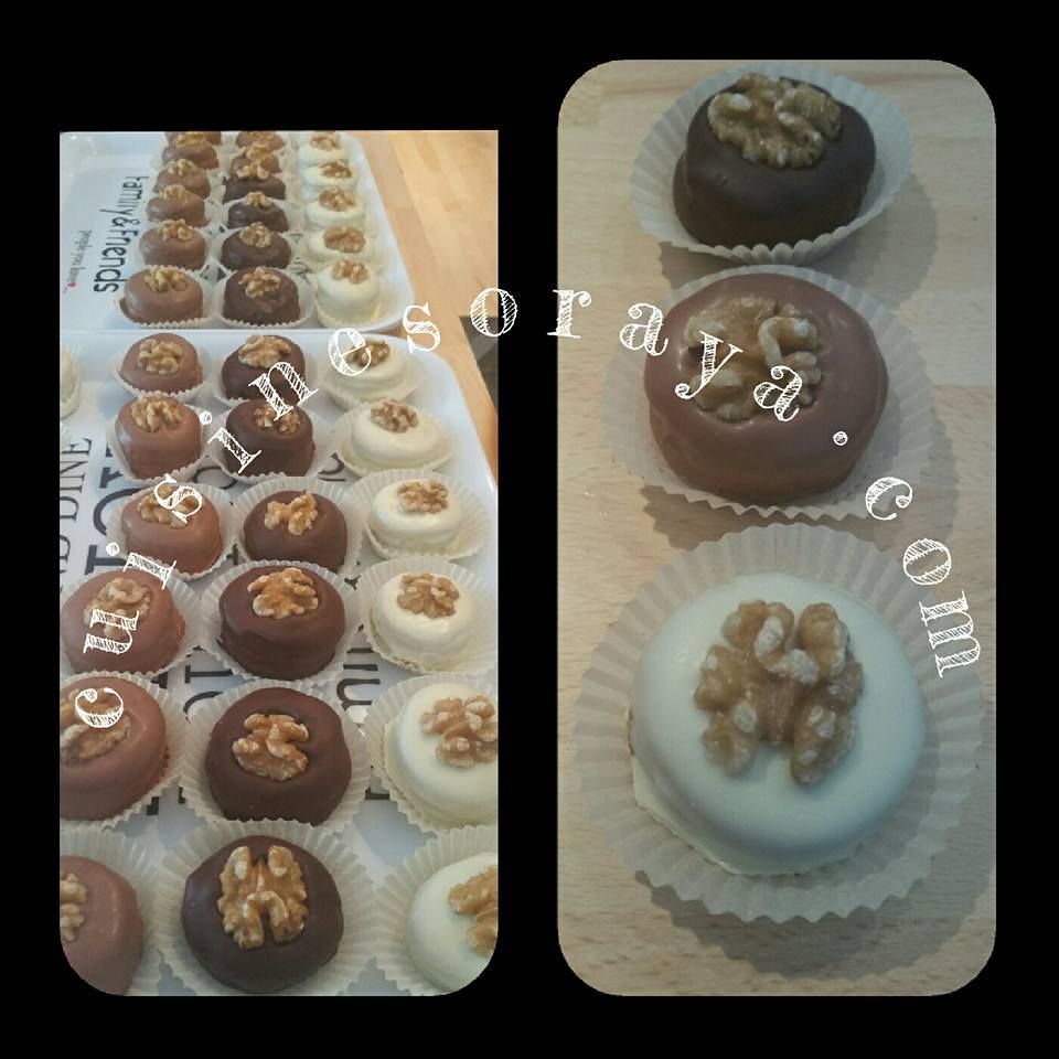 Gâteaux aux noix et chocolat