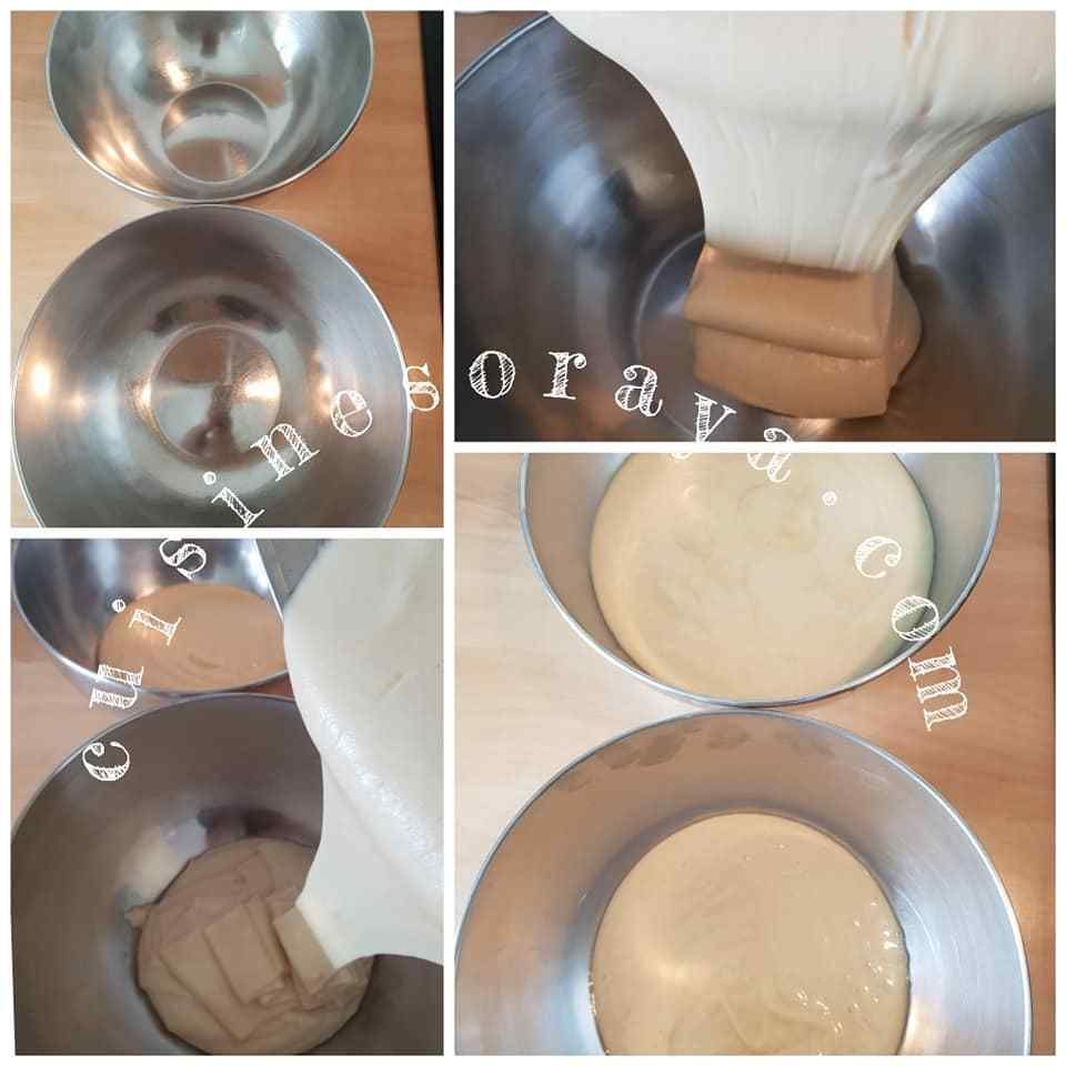Cake marbré à la poêle