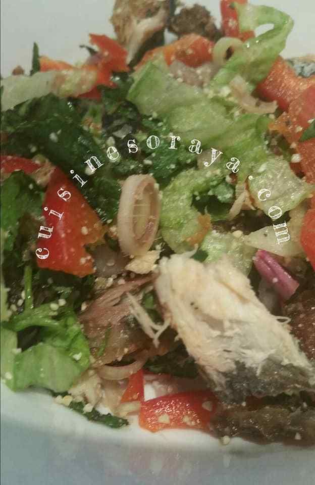 Salade de maquereaux croustillant