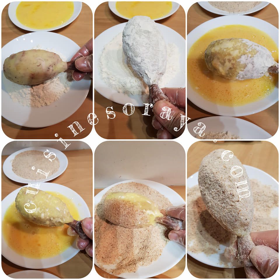 Poulet croustillant aux pommes de terre