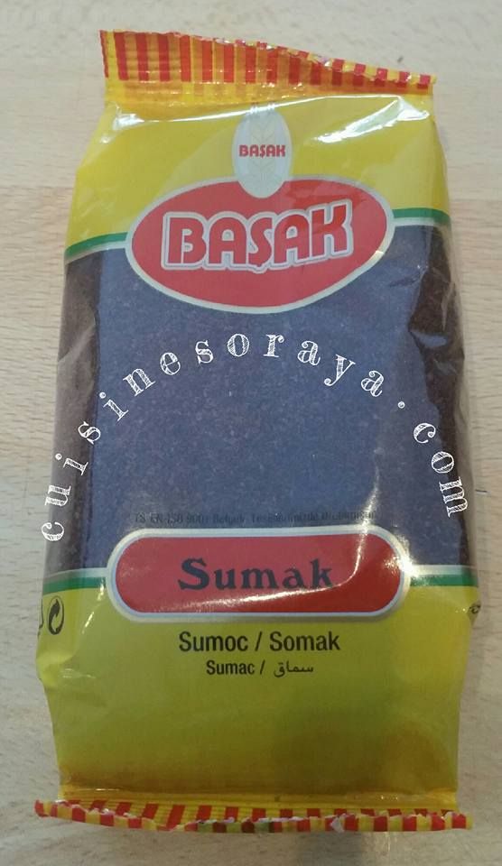 Cette recette contient du « Sumac » une épice « orientale »