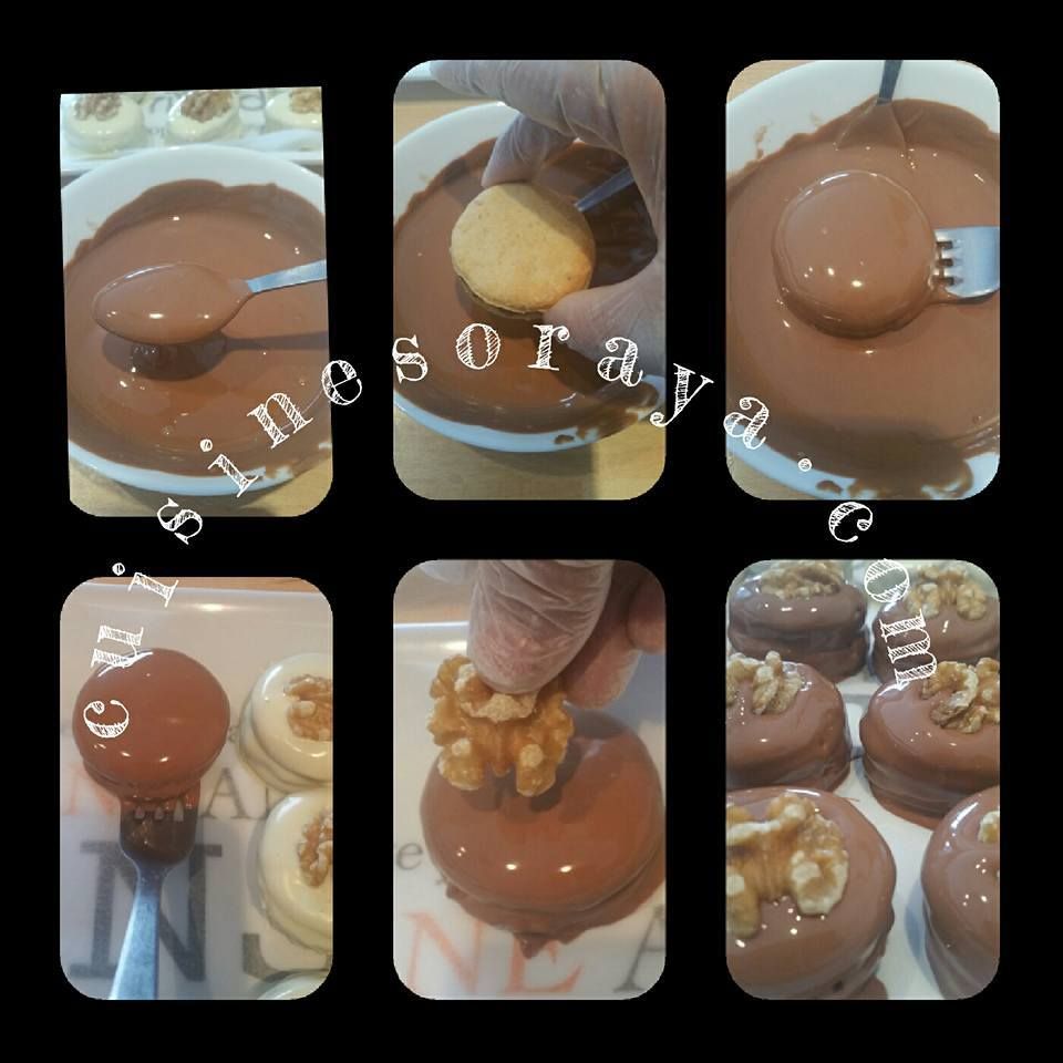 Gâteaux aux noix et chocolat