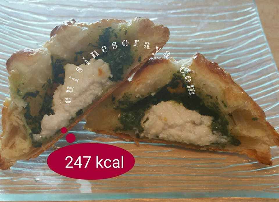 Feuilletés épinards et chèvre