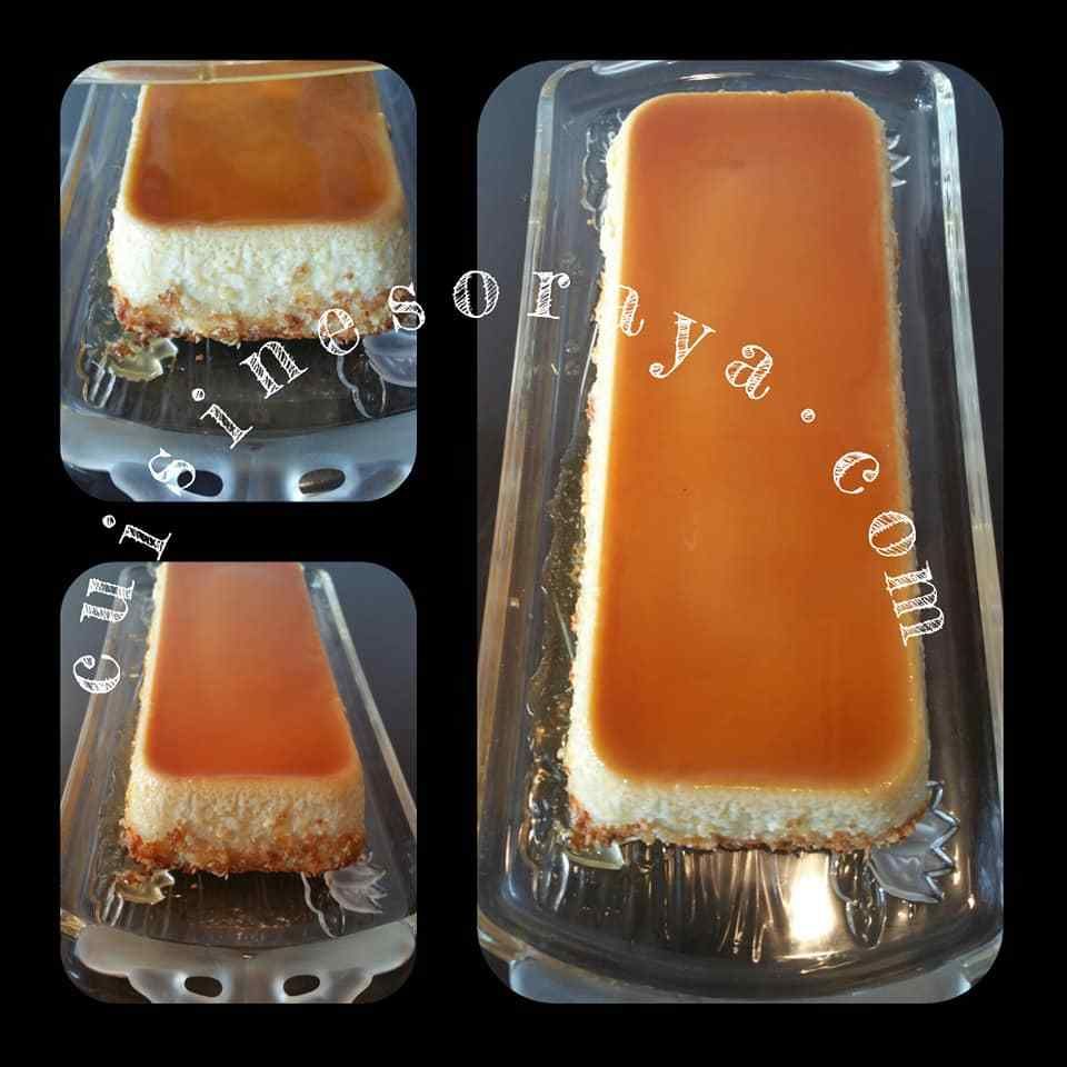 Flan caramel lait concentré et noix de coco