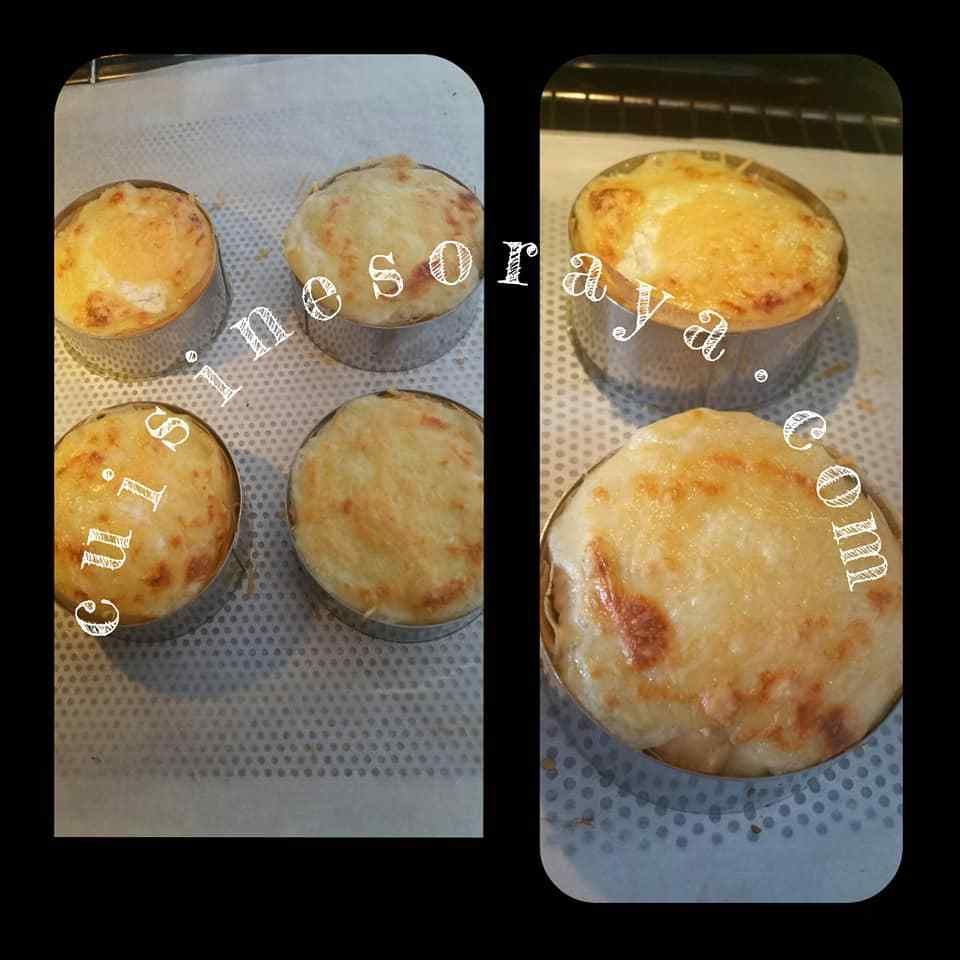 Tarte Brick aux poulet, brocolis et chévre.