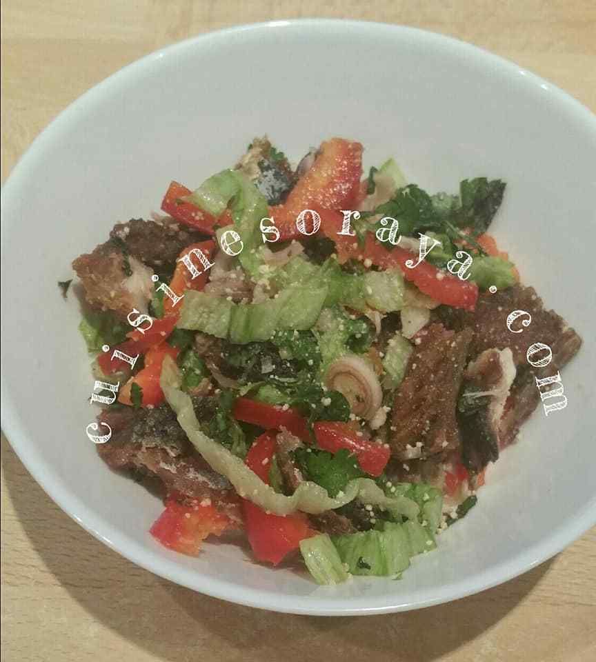 Salade de maquereaux croustillant