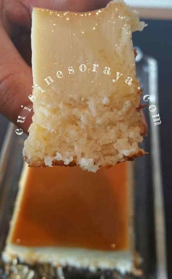 Flan caramel lait concentré et noix de coco