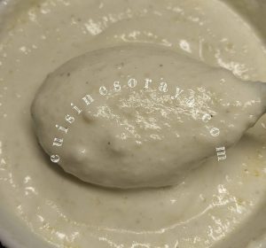 Sauce blanche protéinée