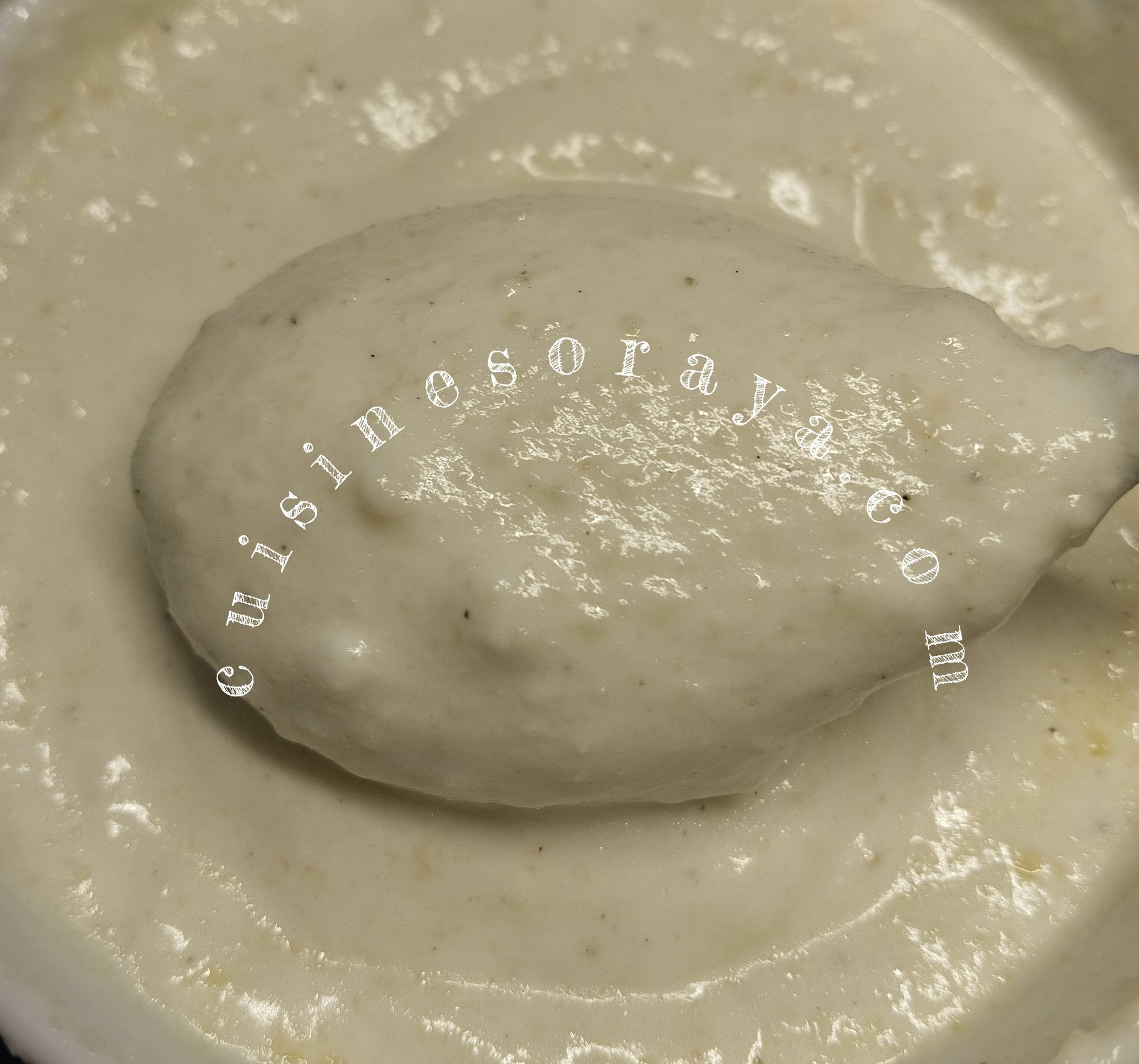 Sauce blanche protéinée