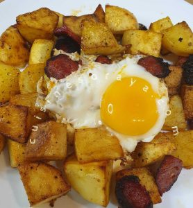 Pomme de terre au chorizo express