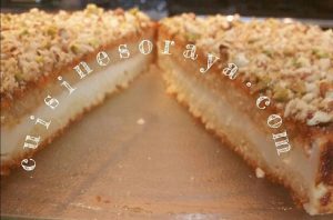 Basboussa à la crème