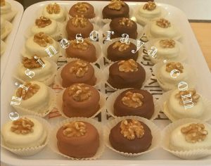 Gâteaux aux noix et chocolat