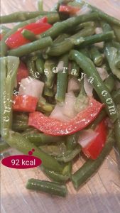 Salade d&rsquo;haricots verts et poivrons