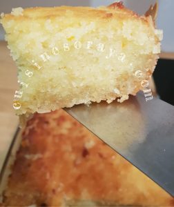 Gâteau semoule à l&rsquo;orange