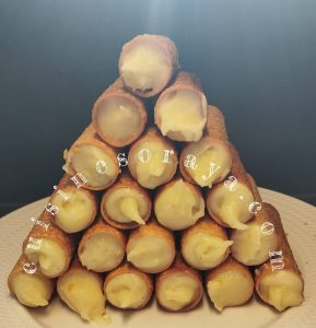 Cannellonis croustillants à la purée de pommes de terre