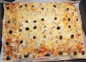 Pizza express à la pâte liquide