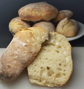 Ciabatta maison sans pétrissage