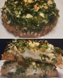 Petit pain brioché à l’ail, cœur fondant fromage