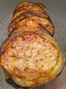 Rondelles d&rsquo;aubergines farcies