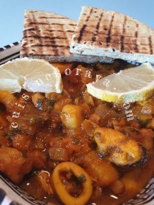 Tajine au fruits de mer express