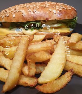 Fish burger maison