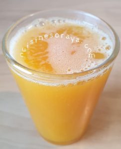 Jus brûle graisse / Ananas, pamplemousse et curcuma