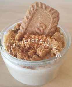 crème dessert au spéculoos