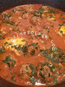 Tajine Kefta aux oeufs
