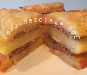 Pomme de terre façon burger