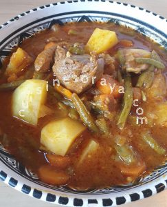 Ragout haricots verts en sauce / Marga