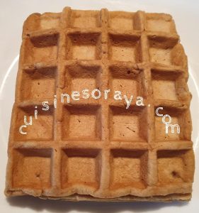 Gaufre légère (sans beurre)