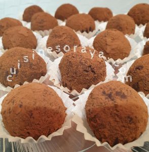 Truffes au chocolat au petit suisse sans beurre