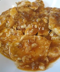 Aiguillette de poulet sauce paprika (sans matière grasse)