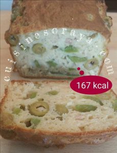 Cake au thon et aux olives