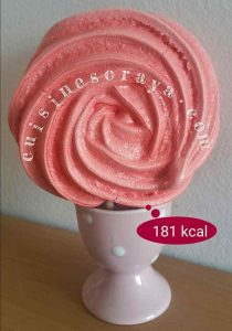 Sucettes de meringues roses