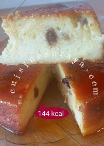 Gâteau semoule caramel